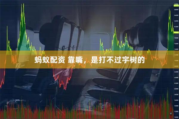 蚂蚁配资 靠嘴，是打不过宇树的